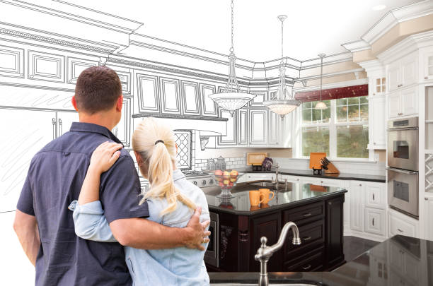 Professional Kitchen Island Installation technician working in Pittstown, NJ
